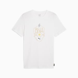 Camiseta para hombre con logo PUMA x NEYMAR JR "BNA", PUMA White-Sand Dune, extralarge